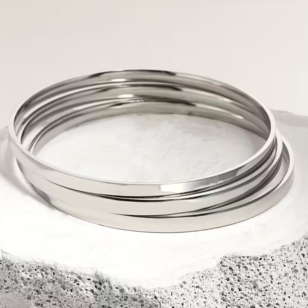 Sterling Silver Bangle Set